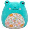 Squishmallows SQCR05383 - Robert la rana d'acqua con ventre floreale, 19,1 cm, multicolore
