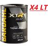 Bardahl 4 Lt Bardahl XTR C60 Racing 39.67 10W60 Olio Motore Auto Alte Prestazioni Sintet