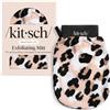 Kitsch Guanti Esfolianti per il Corpo 1 pz - Leopardo | Guanto esfoliante coreano e scrub corpo profondo per doccia e bagno, rimuove cellule morte per pelle liscia