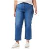 Lee Wide Leg Long, Jeans, Donna, Blu (Usado Alton), 29W / 33L