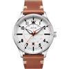 AVI-8 Mens 43mm Hawker Hurricane Kent Automatic Newton Pilot Watch with Leather Strap AV-4094-01