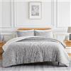 Southshore Fine Living, Inc. Botanical Leaves Collection, set copripiumino di alta qualità, morbido, anti-pieghe, non sbiadisce e antimacchia, facile da pulire, set copripiumino oversize, per letto