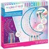 Make It Real - Acchiappasogni con Luce lunare Fai da Te | Kit Creativo Fai da Te +8 Anni | Acchiappasogni per Bambini con Perline e Nastri | Decorazione della Stanza della Ragazza e della Gioventù