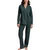 Calida Donna Night Lovers Set di Pigiama Not Applicable, Lapis Blu Scuro, M