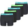 PUMA Boxer, Biancheria Intima Unisex - Bambini e ragazzi, Blu Dark, 134-140