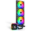MONTECH Dissipatore a Liquido Montech HyperFlow Digital LCD RGB 360mm Nero