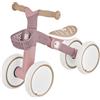 Globber Triciclo Cavalcabile Rosa Ergonomico Ecologico Cestino per Equilibrio