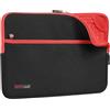 TECHGEAR Custodia Cover - Copertina protettiva manicotto in neoprene Sottile con interno antiurto bolle per il Apple iPad Pro 12.9, Samsung Pro 12.2, Book 12, Microsoft Pro 4/3/2 e altri - Rosso