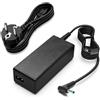 Zosam Caricabatterie portatile da 45 W 19,5 V 2,31 A Compatibile con HP 15s 17 14 14s 15s-eq 17-ca 17-by 17-BS 17-CP 14s-fq 15-dw 15-da 15-BW 15-BS 14-CF 14-DK 13, 14t, 15t, 17t y 17z