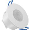V-TAC Sensore di Movimento PIR 360° Incasso 8 m 600 W Bianco - SKU 24108