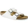 BIRKENSTOCK ARIZONA WHITE BIRKO FLOR Sandali