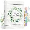 Lanpn B5 Libro di Ricette, Quaderno per Ricette da Scrivere Il Mio Ricettario in Pelle, Recipe Cook Journal Book to Write in Your own Recipes, Libri di Cucina Cooker Girl Libro, Inglese
