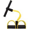 DOSERTY 2 Tubo Corda di Tensione Pedale Resistenza Banda Elastica Sit Up Esercizio Pull Band Con Manico Fitness Trimmer Shaper Per Leg Sit-up Aiuto Assistente Strumento
