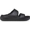 Crocs Unisex Adulto Classic Cozzzy Sandal Sandalo, Black/Black, 42/43 EU