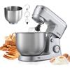 VEVOR Impastatrice Planetaria Macchina da Cucina per la Cottura al Forno 1500 W con Ciotole in Acciaio Inox, Gancio per Impastare, Impastatrice con Inclinazione Regolabile a 10 Velocità