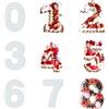 Duoleimi Number Cake - Set di 9 stampi a forma di numeri, per torte, per le proprie creazioni di matrimonio, compleanno, materiale PET, riutilizzabili, 10 pollici.