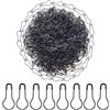 HAMIYELL 1000 spille di sicurezza in metallo nero per lampadina, spilla a forma di calabash per abbigliamento, artigianato e accessori per la casa fai da te, adatte per il sarto.