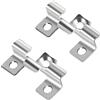 LWLWA 120 Pezzi Fissaggio Nascosto, Acciaio Inox 201 Clip per Pavimenti in Composito, Clip in Metallo, Larghezza di Serraggio 7,5 mm, per Pavimenti in Legno Massello e Pavimenti in WPC