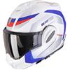SCORPION Casco EXO-TECH EVO PRO ACUTI Bianco Blu Rosso SCORPION