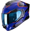 SCORPION Casco EXO-530 AIR CLIP Blu Nero Rosso SCORPION