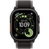 Apple Trail Loop 49mm Nero-Charcoal S-M Cinturino Nylon Riflettente per Apple Watch