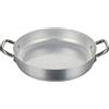 Baldassare Agnelli Pentole Agnelli PCMX01030 Tegame Alluminio 2 Maniglie, Inox, 30 cm
