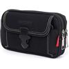 XFSRG Marsupio Tattico Uomo Pratico Escursioni Borsa da Waist Bag Versatile Ciclismo Borsello da Cintura Zaino Frontale per Sport All'Aperto Arrampicata in Montagna (Nero)