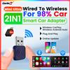 Carlinkit Mini Ultra CarlinKit 5.0 Adattatore cablato-wireless Wireless Android Auto Mini Wireless CarPlay USB Dongle Wireless Auto-Connect Supporta iPhone Android Phone