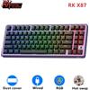 RK Tastiera Meccanica RK Royal Kludge X87 con Layout Inglese, 80% 86 Tasti, Keycaps PBT, Retroilluminazione RGB, Hot-swappable, Personalizzabile per Gamer