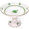 HEREND ALZATA PER FRUTTA 20 CM APPONYI VERDE AV 1313