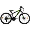 ATALA RACE PRO 24 pollici 21V HD NERO/VERDE FLUO OPACO