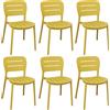 MIlani Home HAZEL - set 6 sedie in polipropilene impilabili