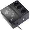 Infosec- Z1 Zenergy Cube Ex 400 VA, 3 Prese, Colore: Nero