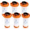Drhomeam Set di filtri di ricambio per -Rowenta per X-Force per aspirapolvere Flex 9.60, filtri lavabili adatti per modelli Allergy RH2038WO, RH2037WO, RH2039WO (confezione da 6)