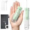 WAFLOO Idropulsore Dentale Portatile, 5 Modalità, Serbatoio 180ml, Impermeabile IPX7, Mini Irrigatore Orale da Viaggio, Water Flosser per Casa e Spostamenti