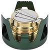 Demeras Fornello ad alcool Rame Portatile ultraleggero da campeggio Mini fornello a spirito Bruciatore ad alcool Fornello a combustibile ad alcool per cucinare all'aperto Picnic BBQ(verde)