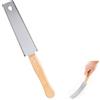 XCDMJ Piccola sega a mano giapponese per legno di taglio fine,piccola lavorazione del legno sega a mano lama flessibile doppio bordo 14/17 Tpi taglio a filo sega manico in legno sega a denti fini per