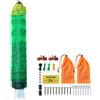 VEVOR Rete per Recinzione Elettrica, 48" H x 168' L, Kit di Rete in PE Pali Doppia Punta, Rete Portatile di Utilità per Polli, Anatre, Oche, Conigli, Utilizzata in Cortili, Fattorie e Ran