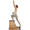 VEVOR Scatola per Riformatore per Pilates, 625x435x240 mm, Pilates Seduta Scatola per Esercizi in Legno Premium, Attrezzatura Migliora Corpo Forza e Equilibrio, Gamma di Movimenti, Nero