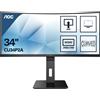 AOC CU34P2A 34IN WQHD 21:9 1MS CU34P2A