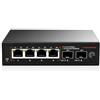 Elfcam® - 10 Gb Switch in fibra ottica compatibile con Freebox Ultra, con 2 porte 10G SFP+ e 4 porte 2,5 Gigabit Ethernet RJ45, Plug & Play non gestito (2 porte 10Gb SFP+ e 4 porte 2,5G RJ45)