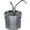 Attrezzature Professionali Dispenser Dosatore per Salse Professionale - Contenitore Singolo - Capacità Lt 4,5