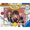Ravensburger CreArt 29398 - Enchanting Friendship - Painting by Numbers Harry Potter dai 7 Anni in su, Set per dipingere con Cornice, Pennello e Colori acrilici, Regalo per Ragazze e Ragazzi