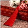 SHTGOI 10 pezzi, 8 cm, nappe fatte a mano, ciondolo con frange con cordoncino in seta di ghiaccio, passanti per segnalibri, nappe per gioielli, souvenir, abbigliamento fai da te, accessori per