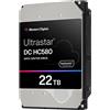 Western Digital Ultrastar DC HC580 disco rigido interno 22 TB 7200 Giri/min 512 MB 3.5" SATA [0F62785]