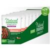 Natural Trainer Straccetti Sterilised Cat Busta Multipack 24x85G SALMONE