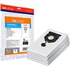 Invest 5 Sacchetti per Aspirapolvere Adatti per Kärcher 2.889-154.0 NT 30/1 30 L, Sacchetti di Ricambio in Microfibra Antistrappo