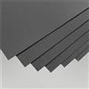 EverGreen 9113 - Fogli di polistirolo, 200 x 530 x 0,50 mm, Confezione da 6, Colore: Nero
