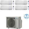 Daikin Condizionatore Climatizzatore Daikin Perfera All Seasons Quadri Split Inverter R-32 7000+7000+7000+15000 con 4MXM80A9 Wi-Fi Integrato
