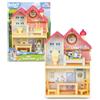 BLUEY - Mini Heeler Home Playset, Casetta giocattolo del cucciolo, manico per giocare e portare su tutti i lati, figura articolata, giocattolo della serie per bambini, famoso (BLY67000)